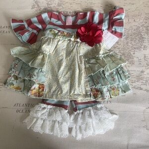 Giggle Moon 6Mo Dress & 3Mo Pants Set NWT